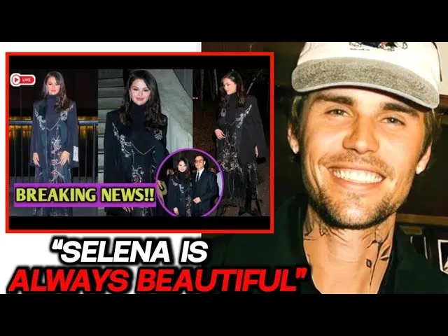 Justin Bieber Comments As Selena Gomez Stuns In Sophisticated Black At Emilia Perez