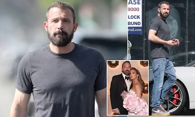 Ben Affleck looks stony-faced after ex Jennifer Lopez broke her silence amid their shock divorce | Daily Mail Online