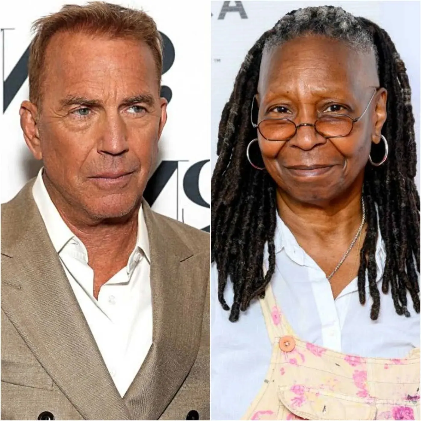 Kevin Costner Refuses to Share Stage with Whoopi Goldberg at the Oscars, Sparking Major Controversy..