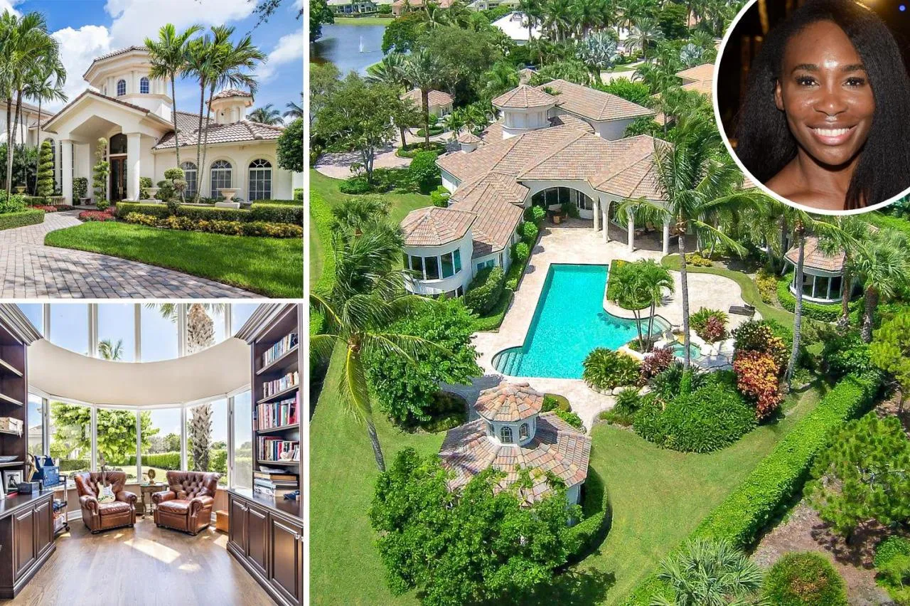 Inside The Stunning £2.1M Florida Mansion Venus Williams Has Put Up For Sale