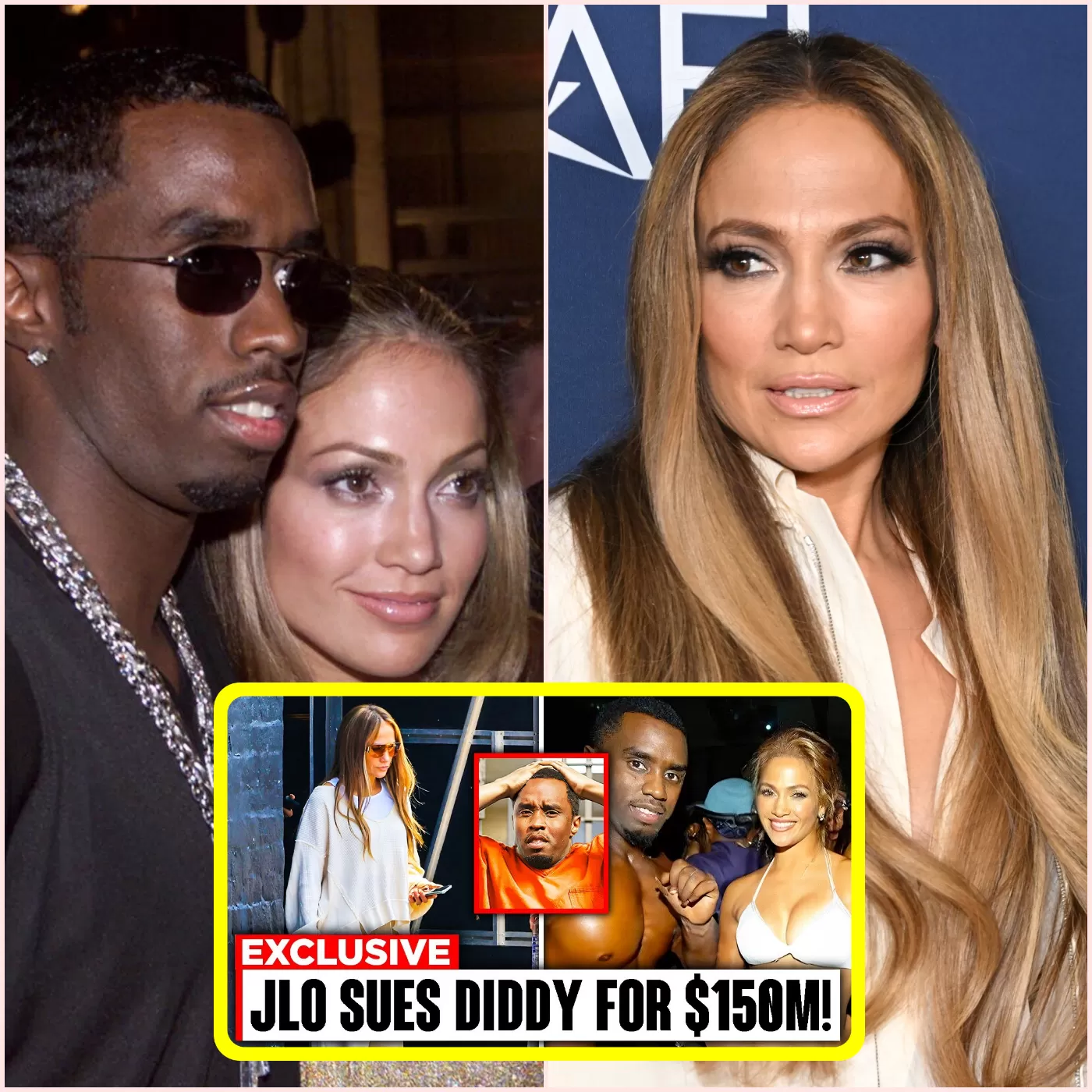 Noticia De Última Hora: Jennifer Lopez Demanda A Diddy Por 150 Millones De Dólares Tras Viralización De Video De Fiesta