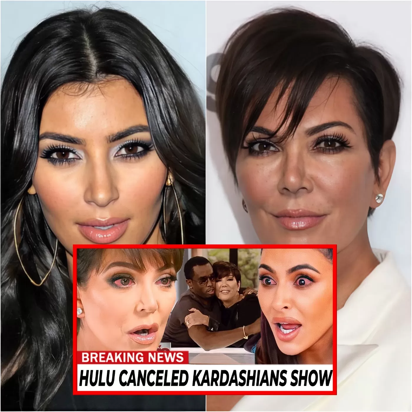 Diddy Drama Derails The Kardashians – Kris Jenner Gone M@D After Hulu Canceled Kardashians For Their Connection With Diddy