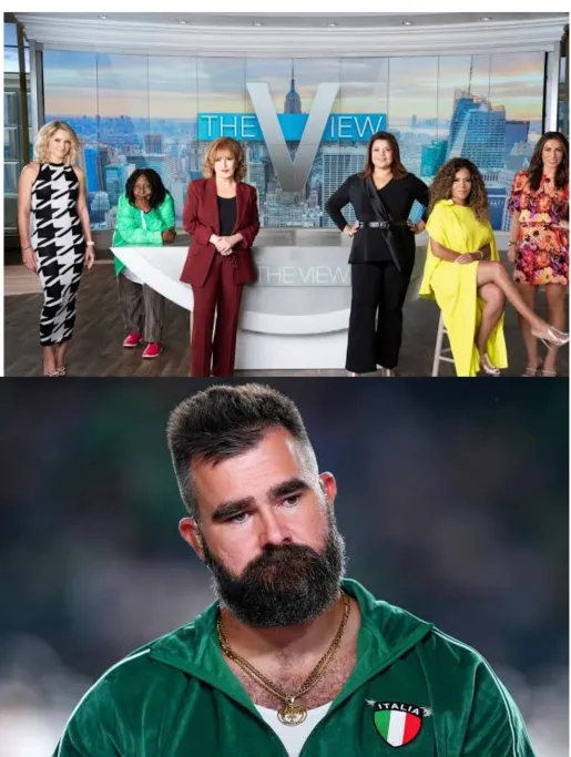 Breaking: The View hosts called out Jason Kelce for smashing a fan’s phone after brother Travis is called a homophobic slur. ‘He needs security to do that for him, and he should work on anger issues next time.”