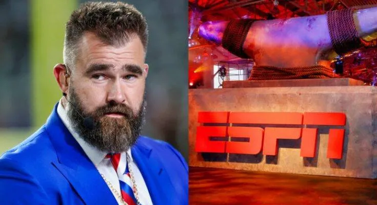 REPORT: ESPN Has Made A Decision On What’s Going To Happen To Jason Kelce Following His Phone-Smaching Altercation With Penn State Fan Who Used Homophobic Slur