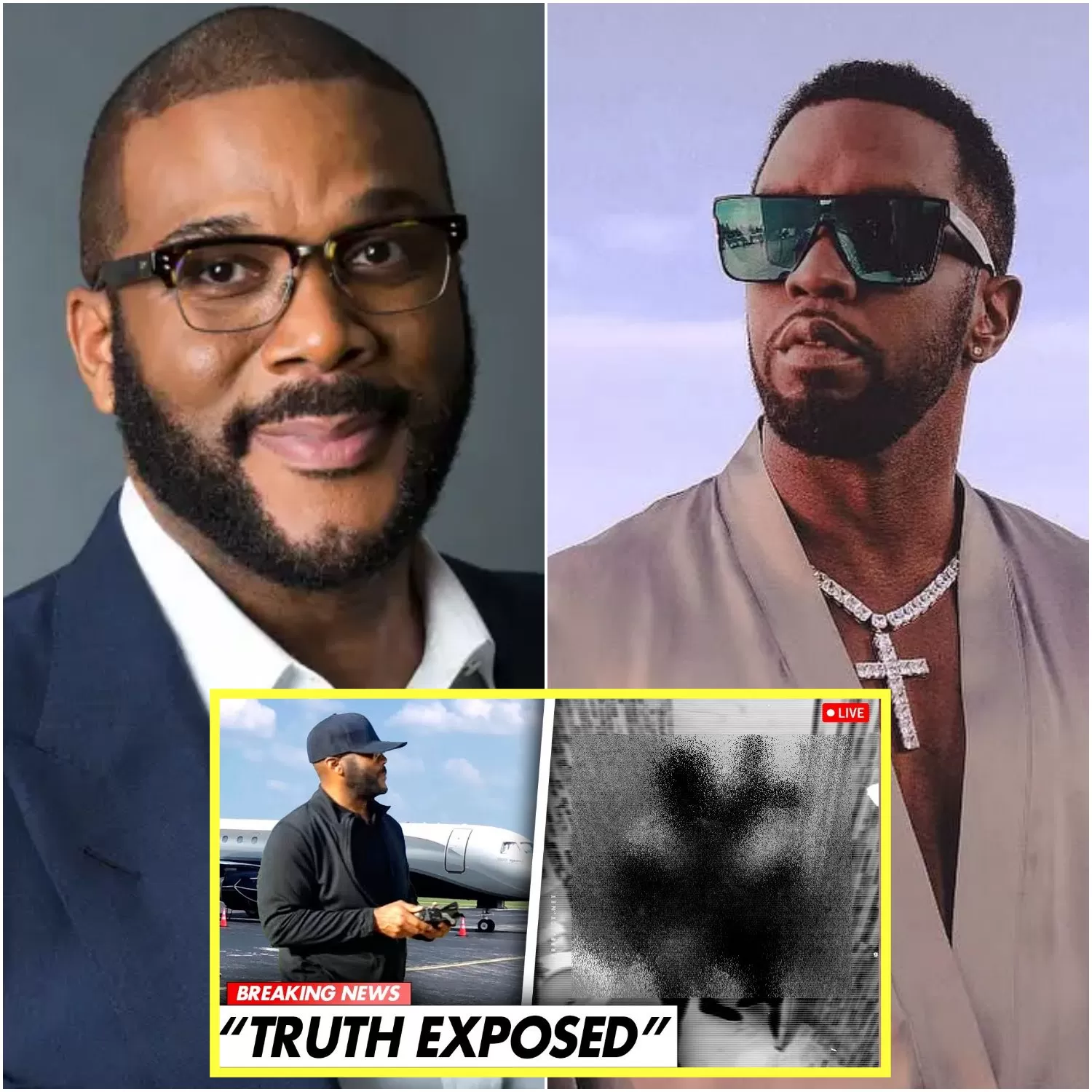 🌎 Stunning New Footage Captured By A Mysterious Person At Tyler Perry'S Dark Party In Diddy'S Bathroom