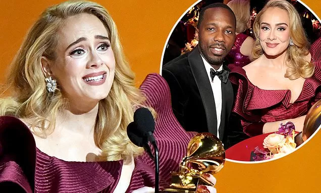 2023 Grammy Awards: Adele dedicates win to son Angelo and boyfriend Rich  Paul in LA | Daily Mail Online