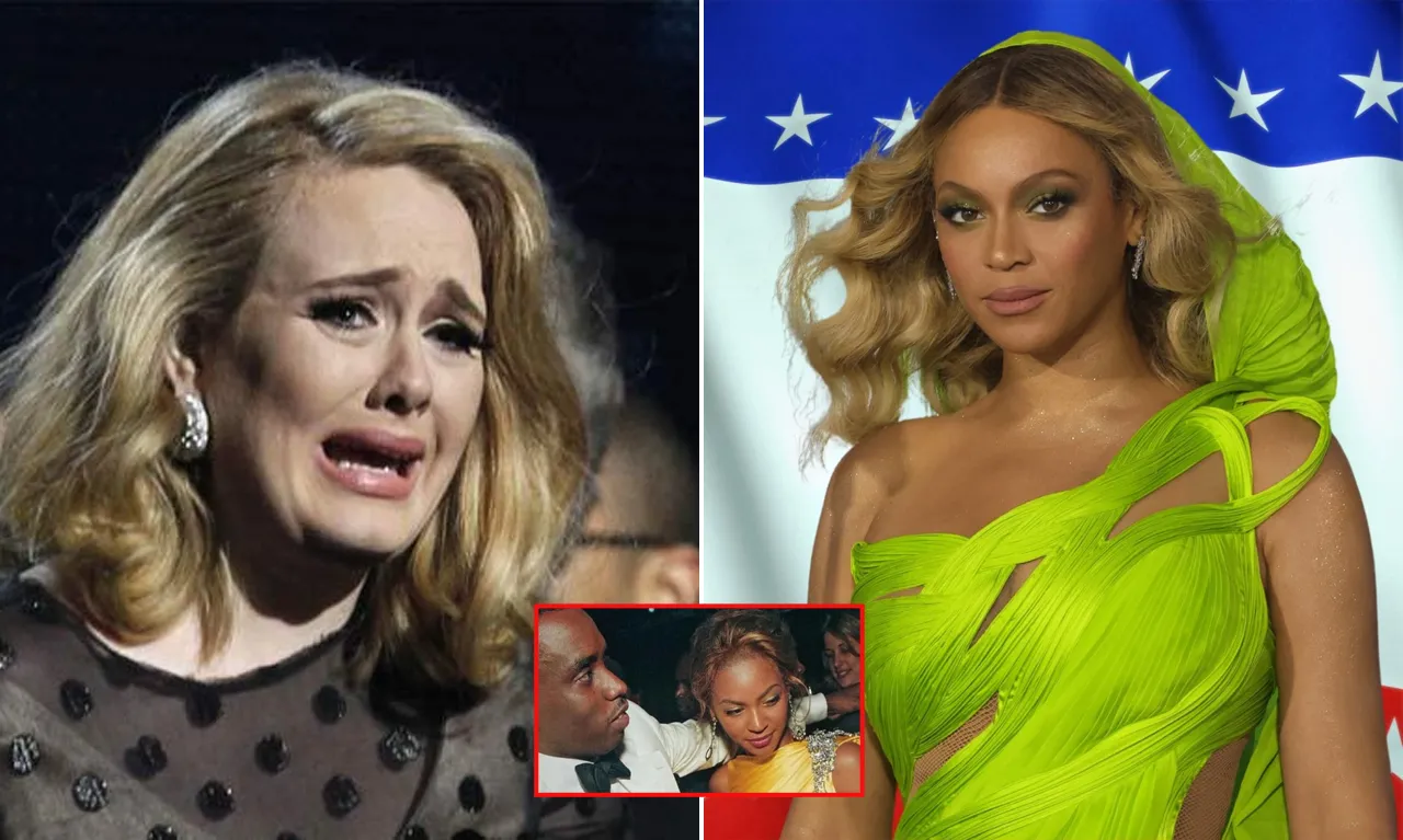 “Truth Revealed: Adele Shares Terrifying Moment When Beyoncé Threatened To Hand Her Over To Diddy—Leading To A Heartfelt Grammy Speech… Then The Unthinkable Happened”