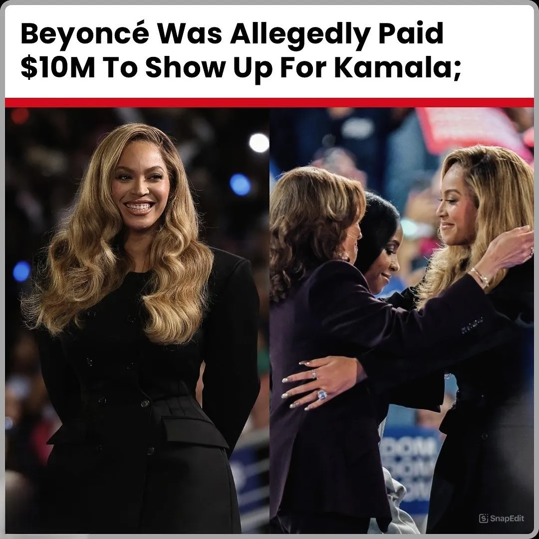 Shocking Reveal: Beyonce’S $10 Million Donation To Kamala Harris – What’S Really Happening Behind The Scenes?