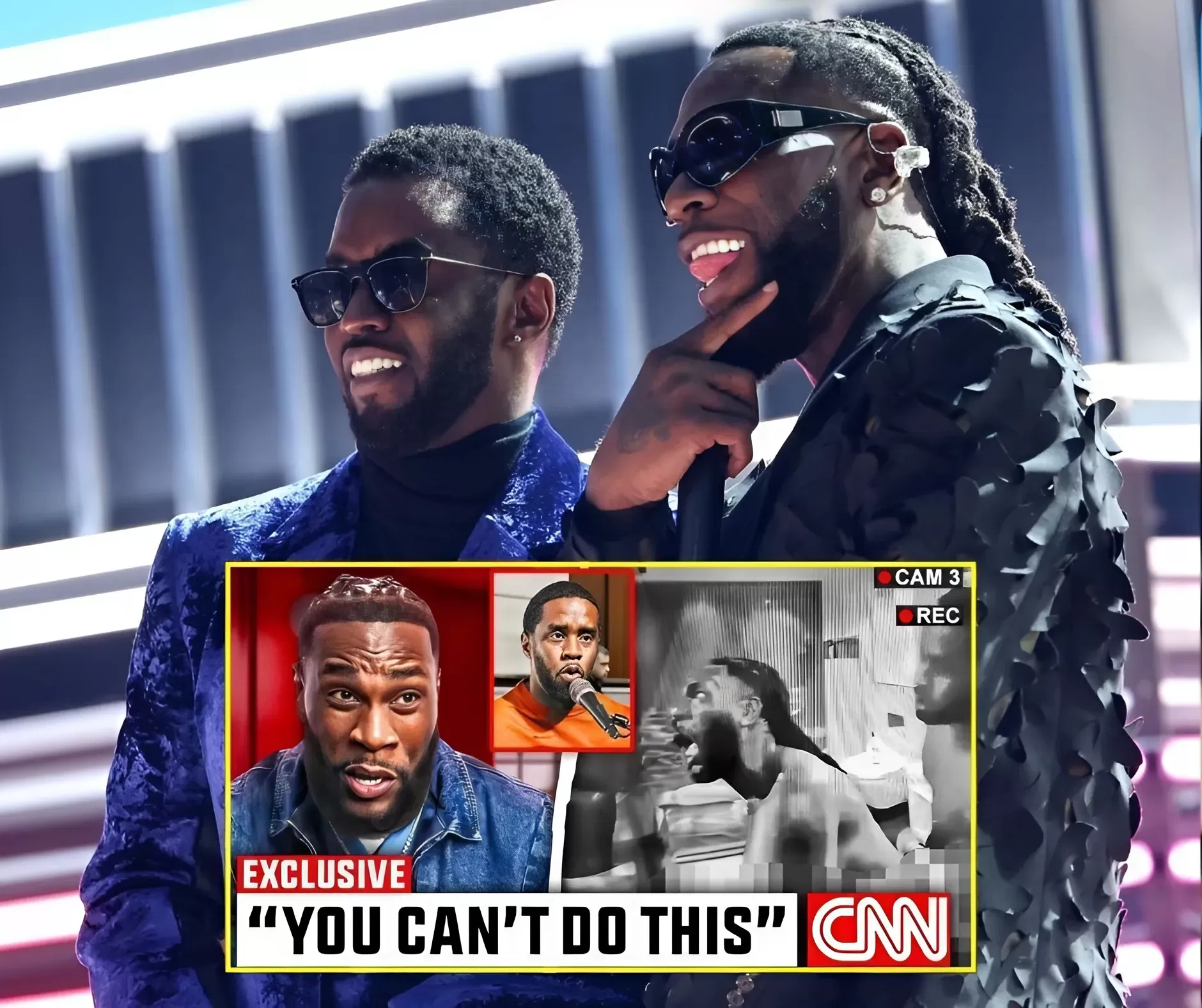 🛑3 Minutes Ago: Burna Boy Loses It After Cnn Leaks A Tape Of Him And Diddy