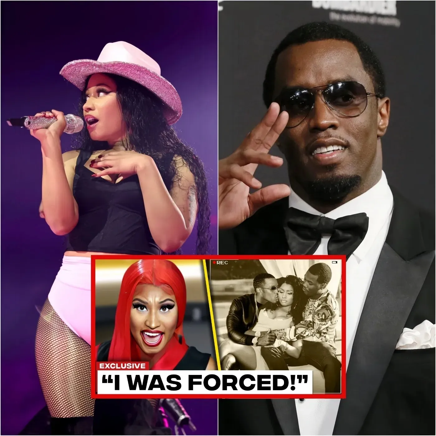 Nicki Minaj Reveals Sh0Cking Evidence Of Meek Mill & Diddy C0Ercing Her Into Inappropriate Encounters