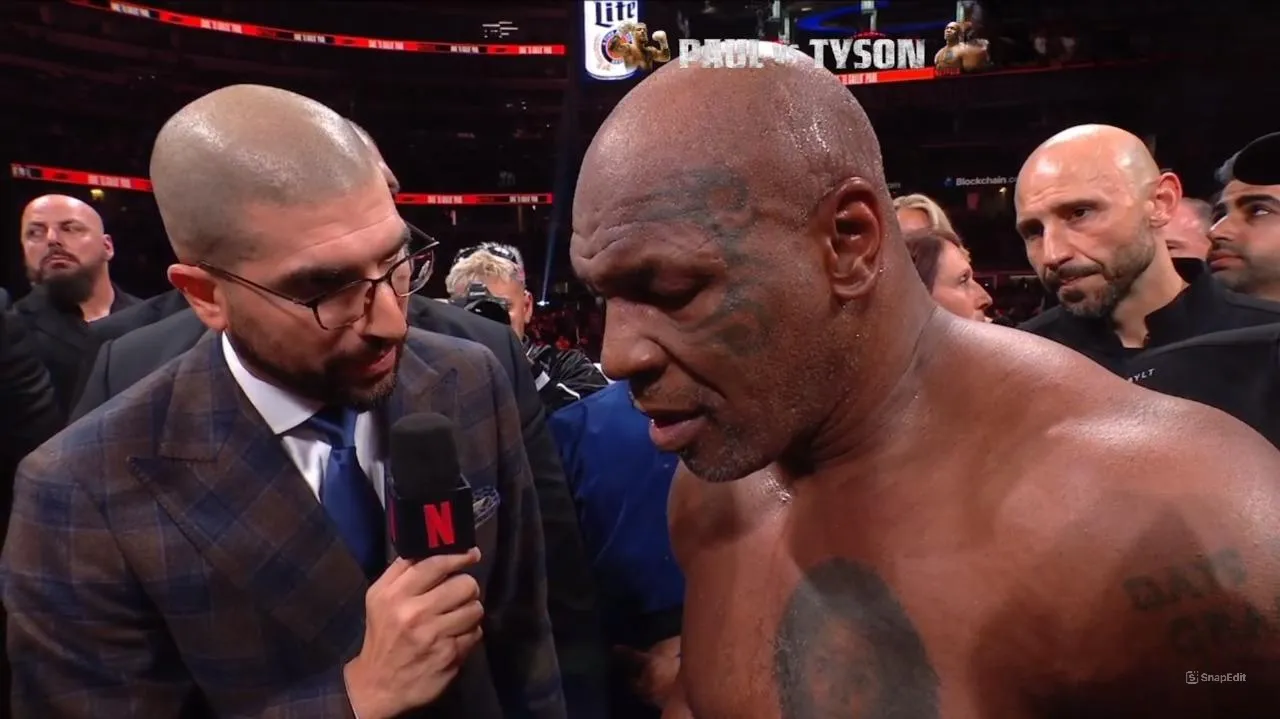 “Old Legend” Mike Tyson Sadly Walked Away After Being Defeated By Jake Paul With A Score Of 48 In The World Historical Boxing Match With The Statement: I’M Done