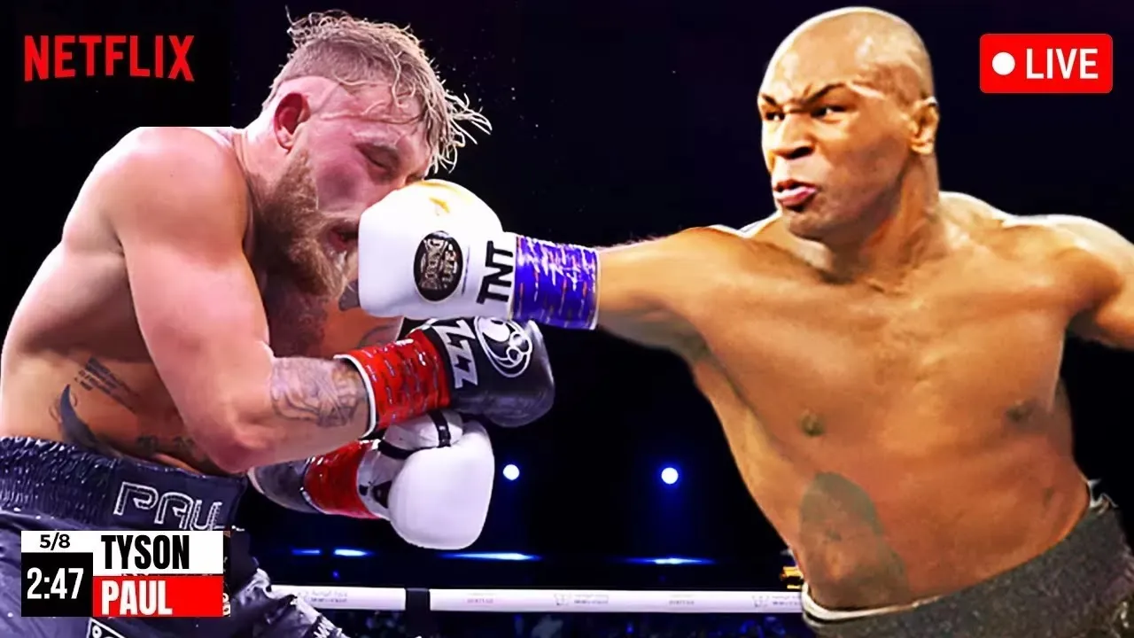 Full Live: Watch The Fight Of The Century Between Mike Tyson And Jake Paul And The Shocking Punch That Left Everyone Speechless!