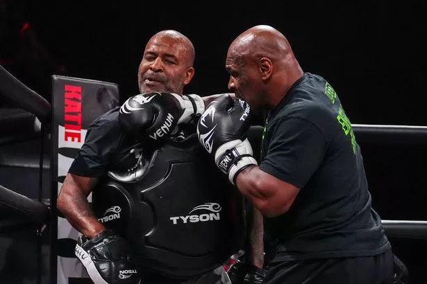 Mike Tyson has hit out at the gloves he'll be forced to use in his fight against Jake Paul