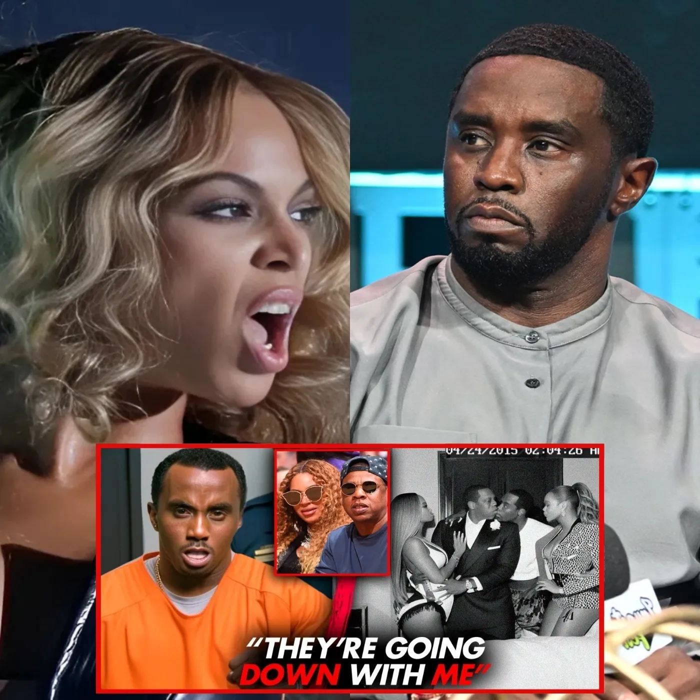 Beyoncé is devastated after shocking photos of Diddy at a private party were leaked...