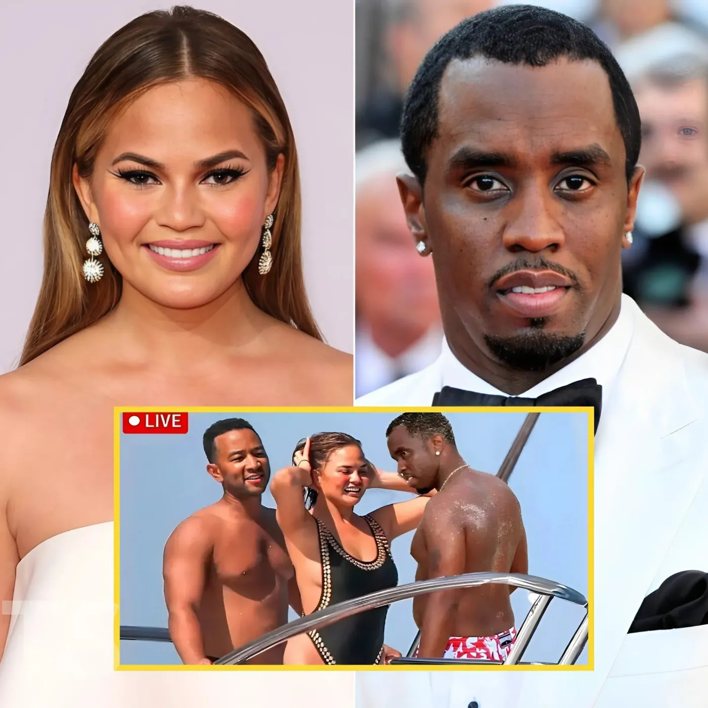 VIDEO BOLLENTE: Nuove Riprese della Festa di John Legend e Chrissy Teigen sullo Yacht di Diddy | Il Comportamento INQUIETANTE di Chrissy Fa Discutere