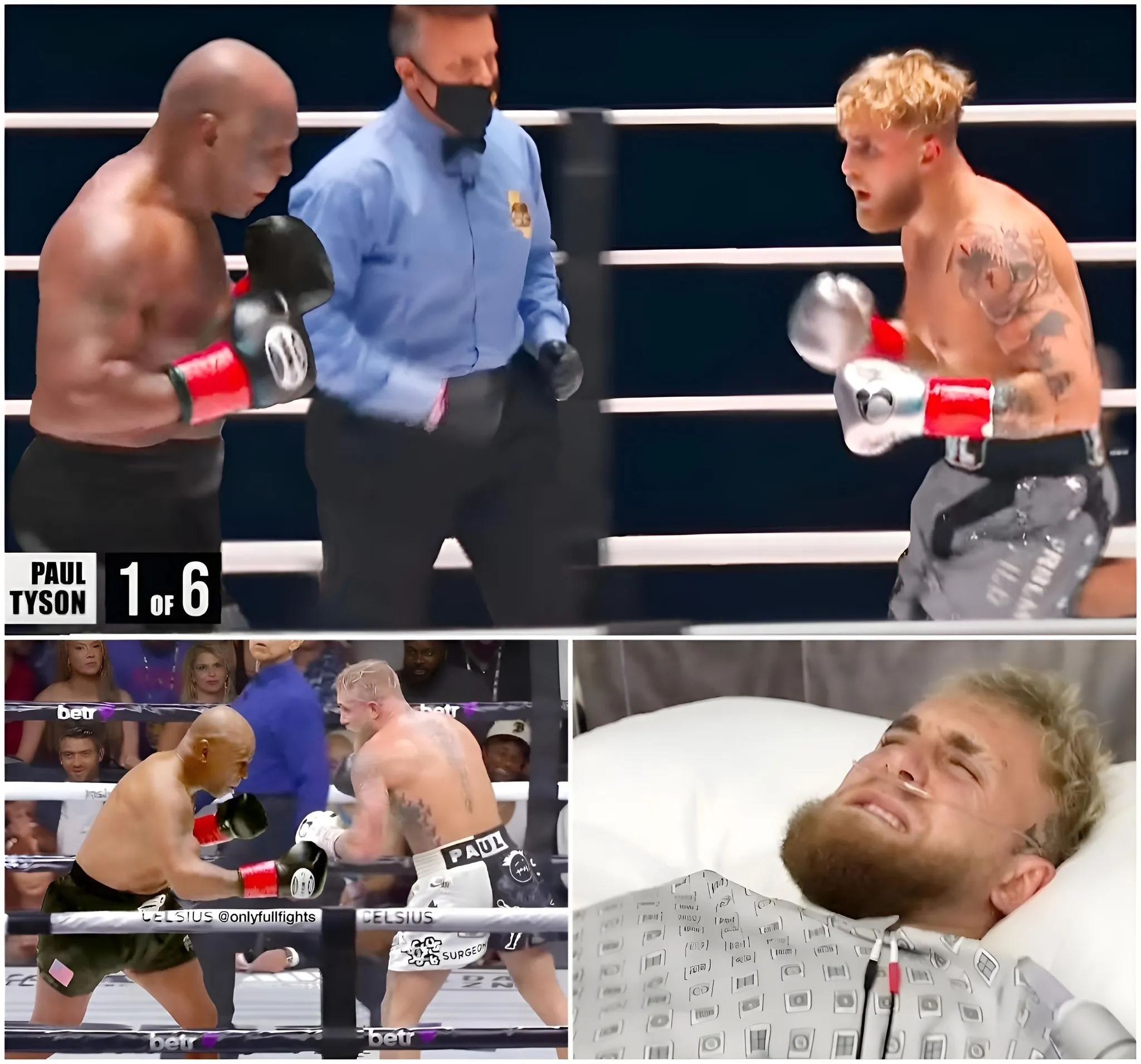 “Drama Unfolds” Mike Tyson Knocks Out Jake Paul In 3 Rounds, Breaks “Uncle-Nephew” Bond And Raises Us$35 Million!