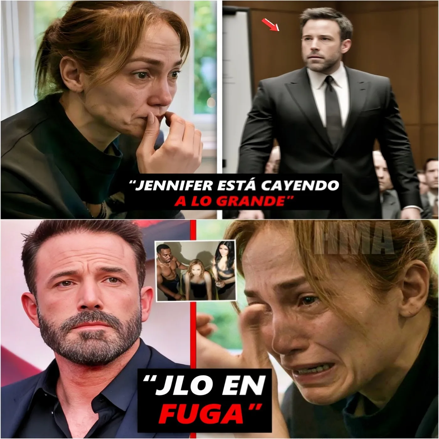 JLo Piange in Tribunale Mentre Ben Affleck Rivela Prove Che Hanno Distrutto le Carriere di Diddy e la Sua