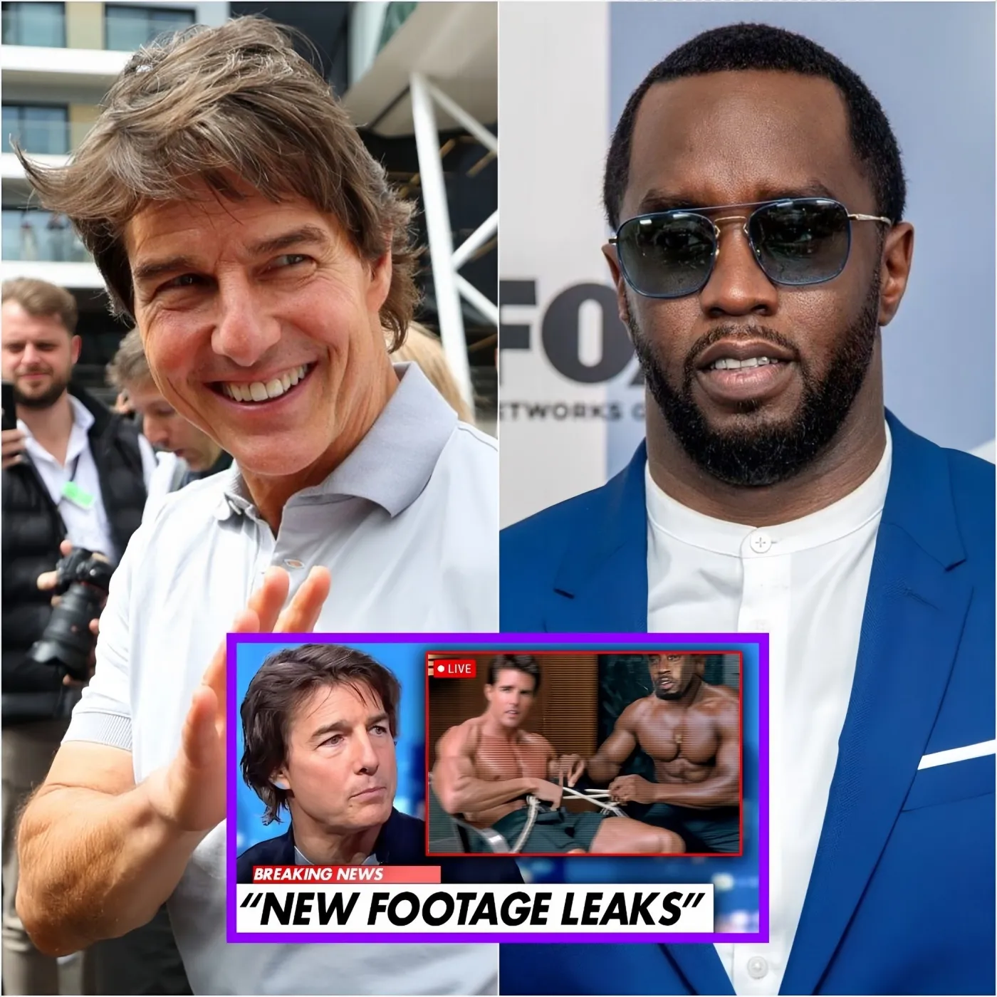 Si Rivela un Legame Sconvolgente con Scientology: Nuove Immagini di Diddy e Tom Cruise Cambiano Tutto!