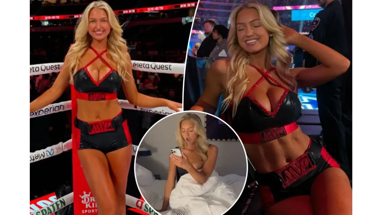 “‘Ring Girl’ Sydney Thomas Hilariously Reacts To Sudden Fame After Mike Tyson Vs Jake Paul – But Then