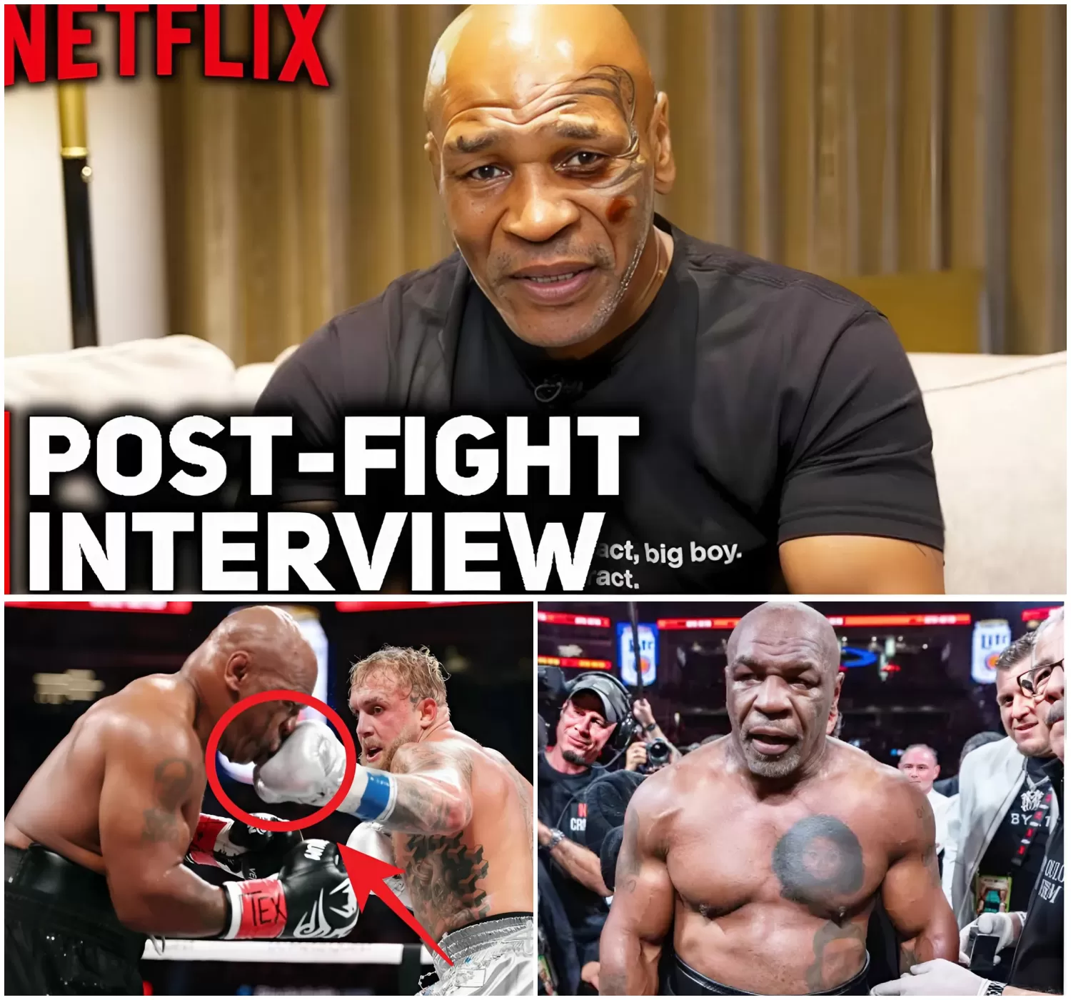 Mike Tyson Reveals Shocking Truth: He Almost Died Before His Fight With Jake Paul, And Explains The Horrific Reason “He Lost Half His Blood” Which Led To The Postponement Of The Match