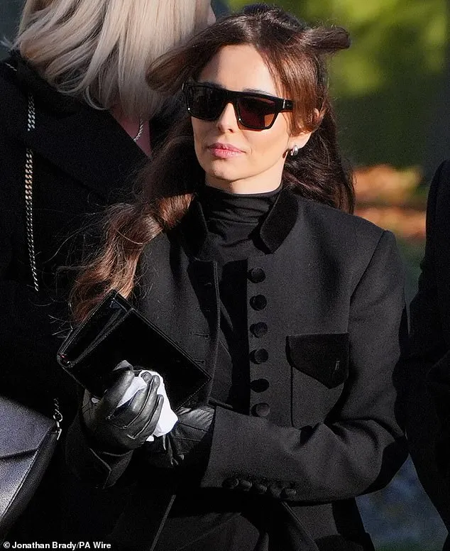 Ex-partner Cheryl Tweedy at Liam Payne¿s funeral on Wednesday where she welcomed friends and loved ones of the tragic singer, who raised a glass to him