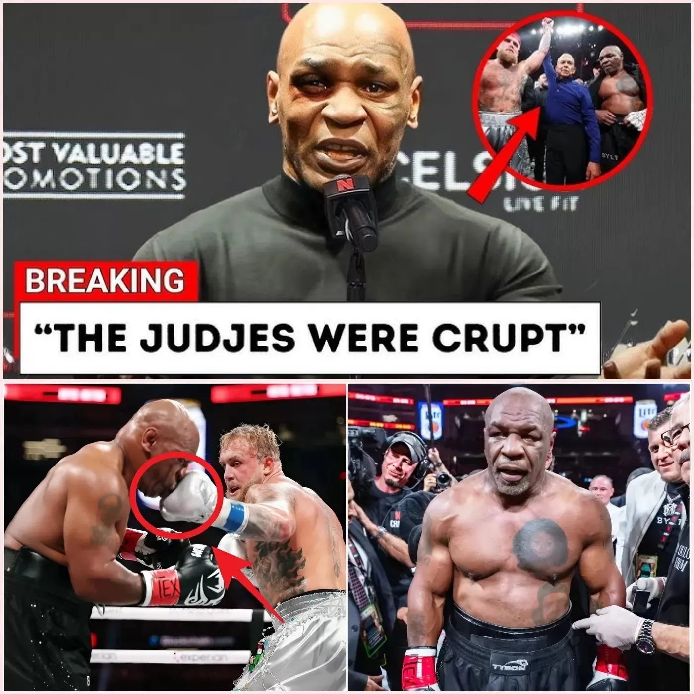 Mike Tyson Reveals The Shocking Truth: He Was Close To Death Before The Fight With Jake Paul And Explains The Chilling Reason: “I Lost Half My Blood”