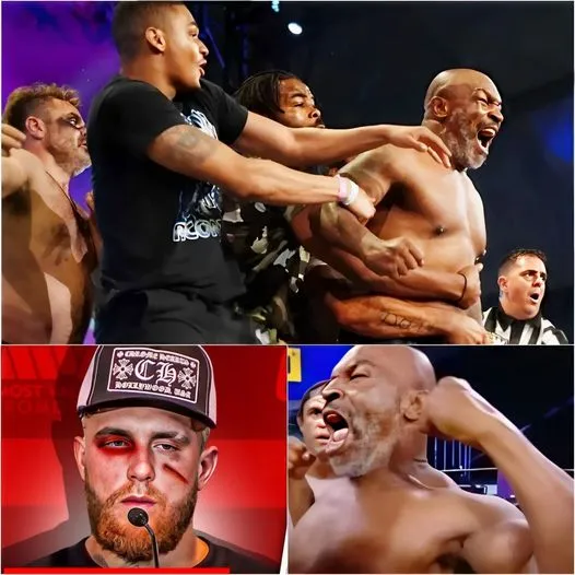 Breaking News: Mike Tyson Lands A Heavy Blow On Jake Paul At A Press Conference After Insulting His Daughter, Leaving The Boxing World In Shock