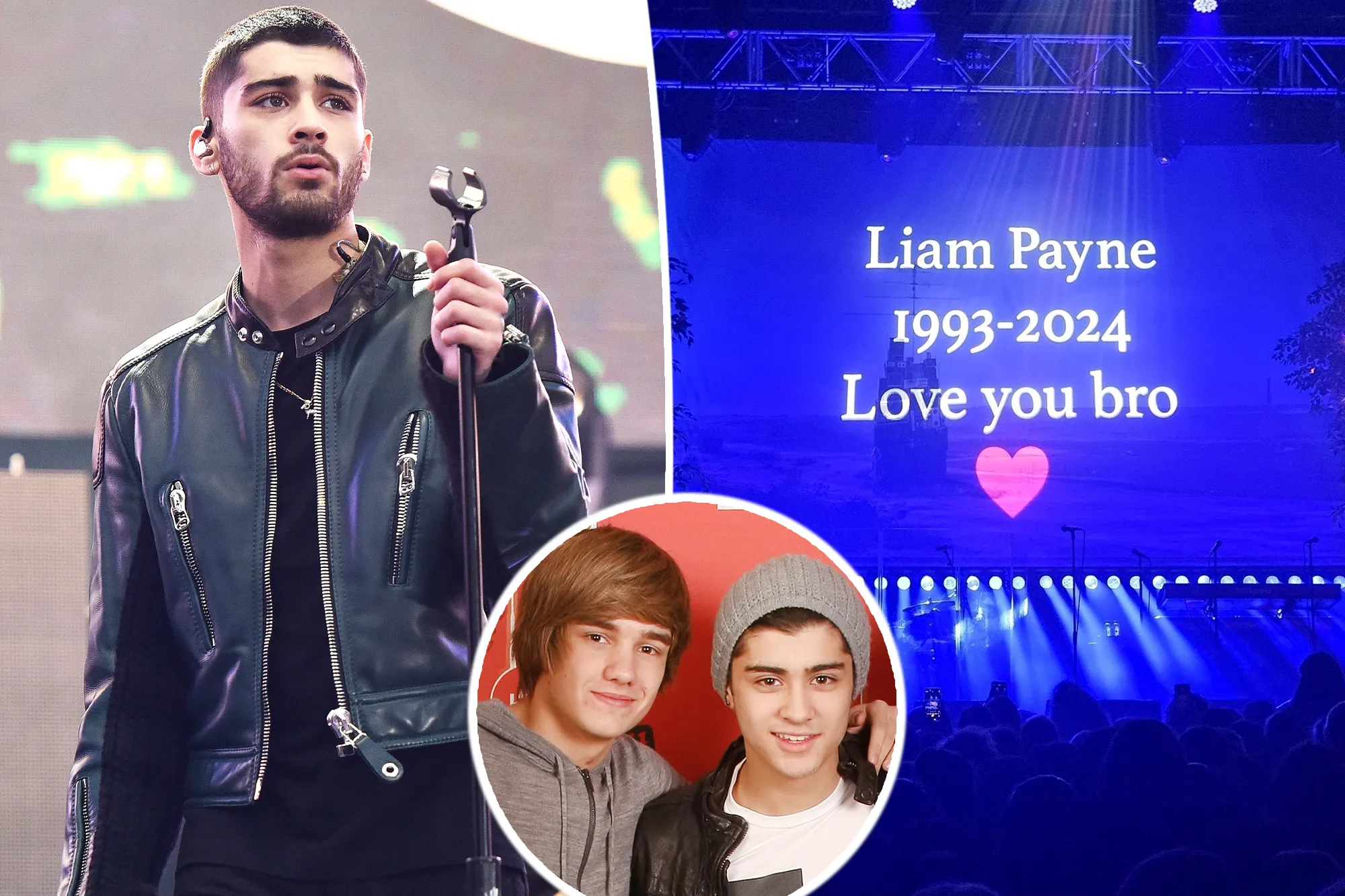 Zayn Malik rinde homenaje a Liam Payne durante un concierto en Leeds