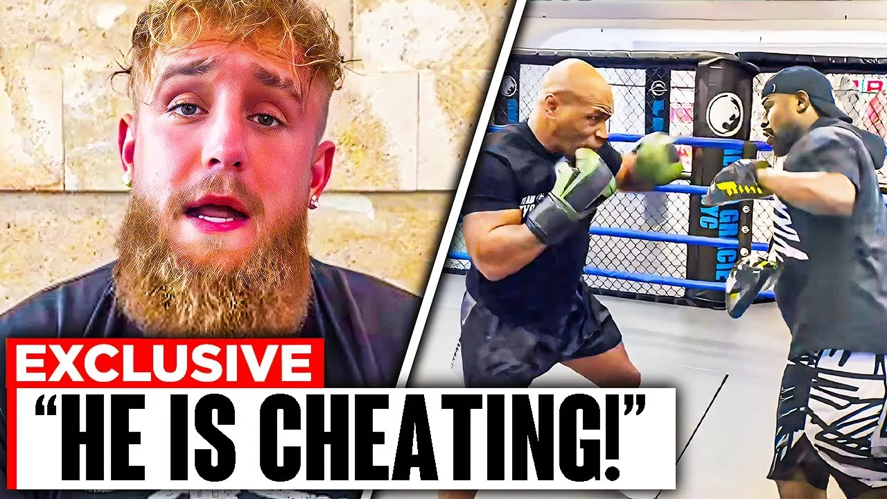 Réaction terrifiée de Jake Paul après l'entraînement de Mike Tyson avec Floyd Mayweather