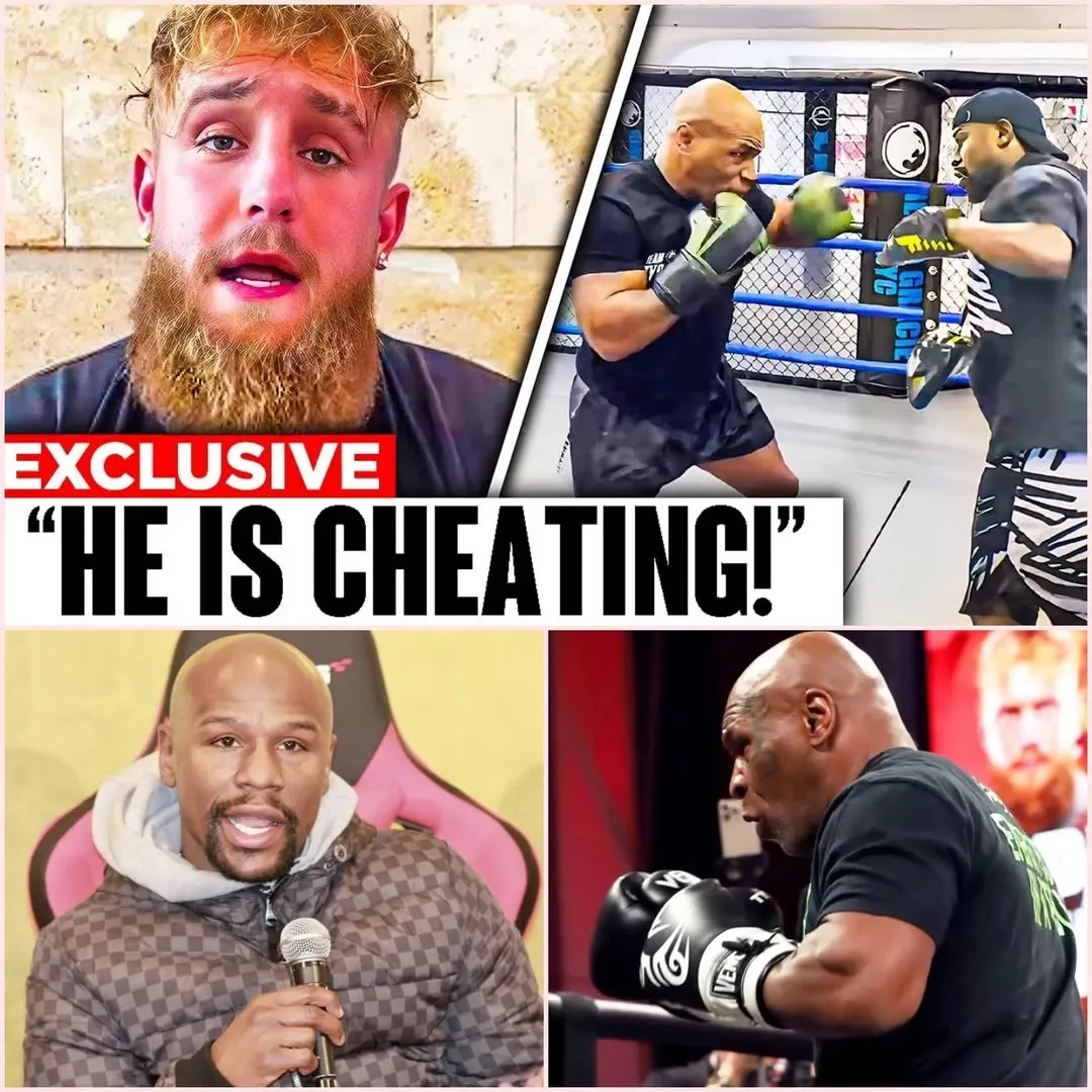 La réaction choquante de Jake Paul à l'entraînement de Mike Tyson avec Floyd Mayweather pour la confrontation à venir !