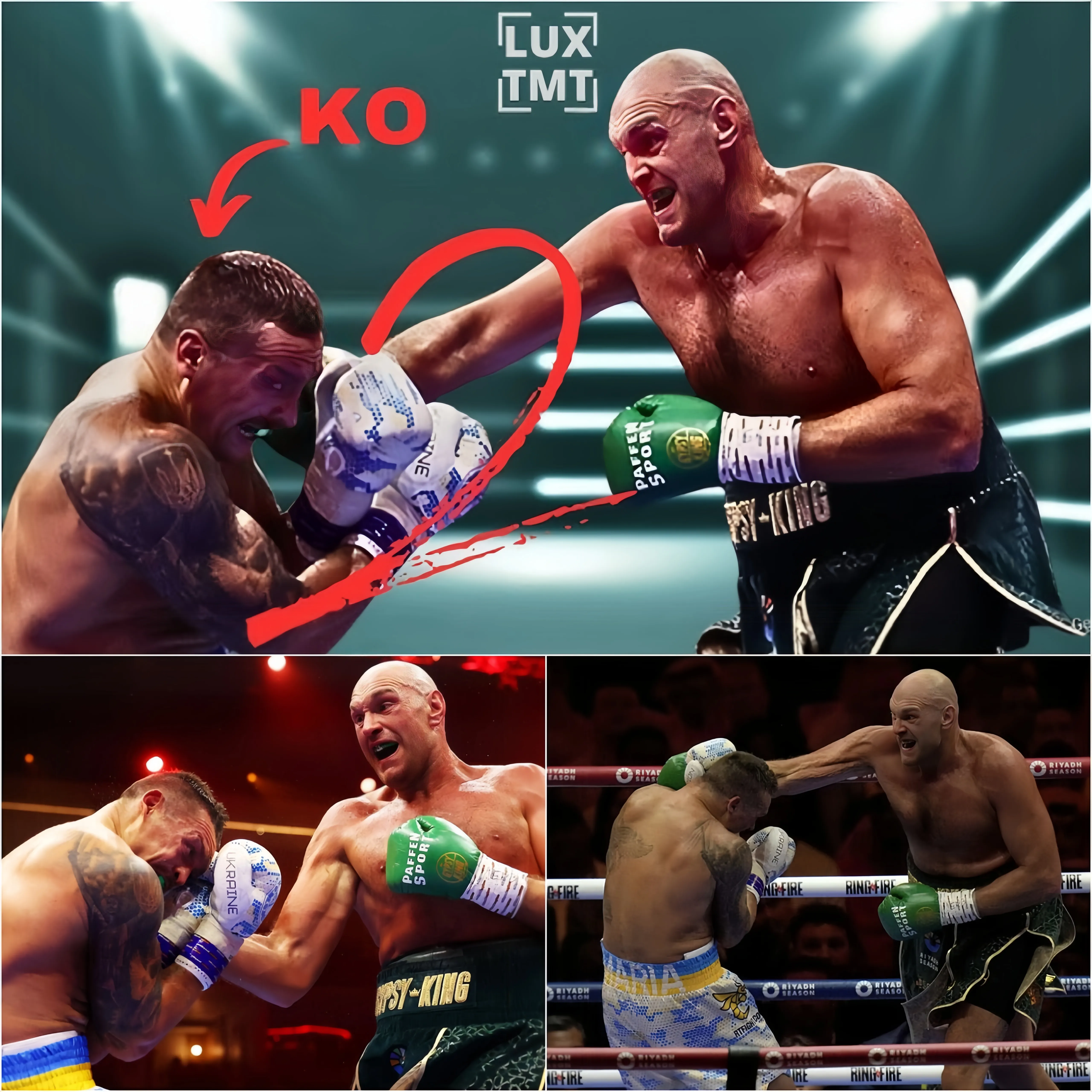 Gran Sorpresa: Tyson Fury noquea a Usyk en sólo 40 segundos, ¡dejando al mundo atónito en un choque inolvidable!