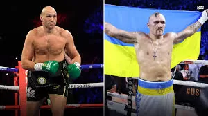 “Batalla de titanes” Oleksandr Usyk pierde su primera pelea a puerta cerrada con Tyson Fury antes del gran día