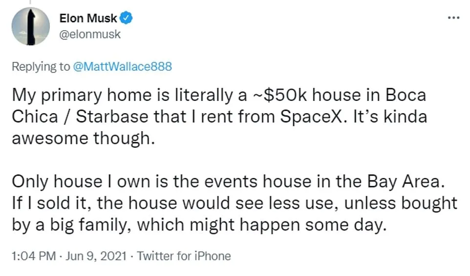 Elon Musk Vive Segretamente In Una Proprietà Da 12 Milioni Di Dollari Ad Austin, Nonostante Affermi Di Vivere In Un Box Da 50.000 Dollari In Una Struttura Spacex Dopo Aver Venduto Le Sue Nove Ville In California Per Un Totale Di 144 Milioni Di Dollari