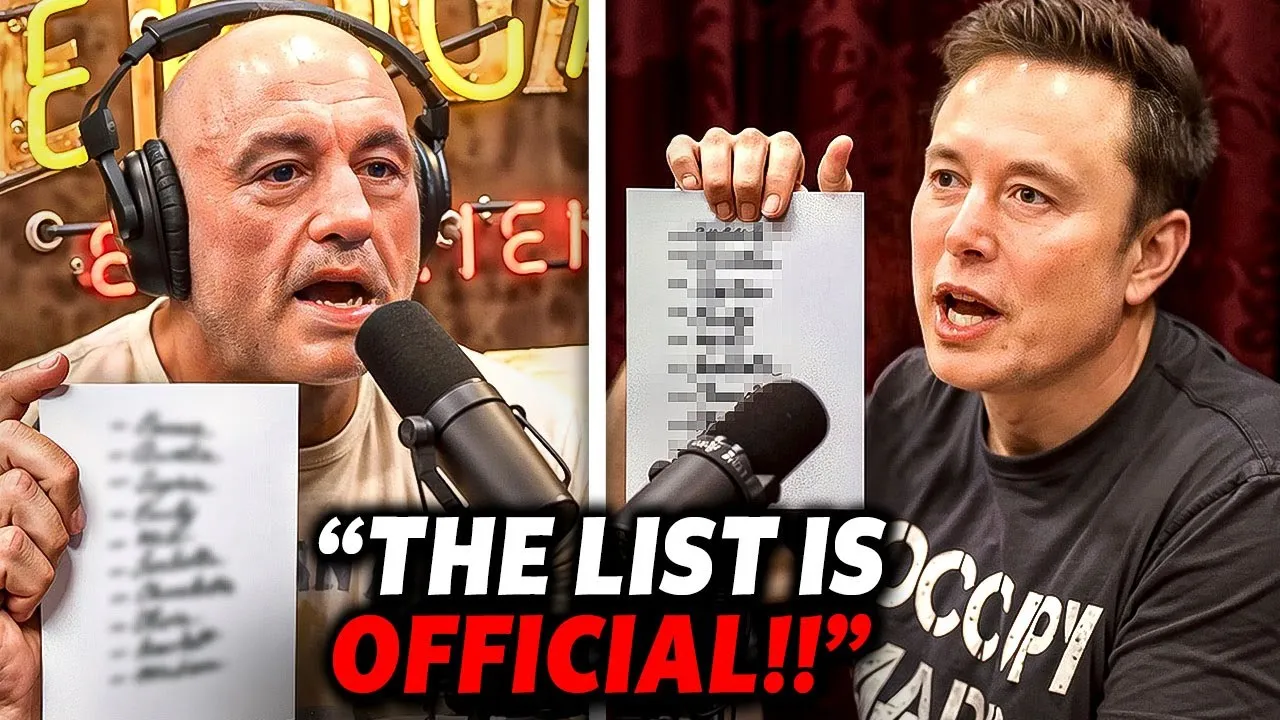 Breaking News: Not Even Corruption Can Escape Because Elon Musk Has The Most Detailed List In His Hand! Joe Rogan And Elon Musk Reveal Diddy'S Accomplices Who Escaped From The Fbi!!