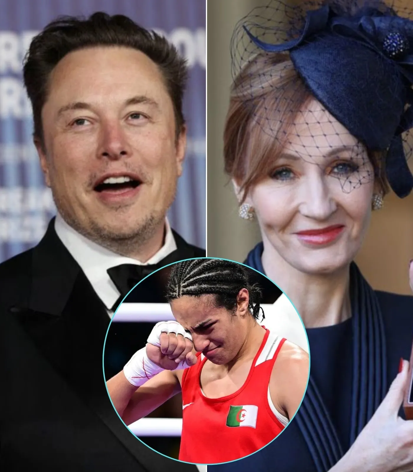 EXCLUSIVE! The world's richest man, Elon Musk, launches the biggest media campaign in history alongside JK Rowling to take on Imane Khelif and the entire LGBT community involved in women's sport.