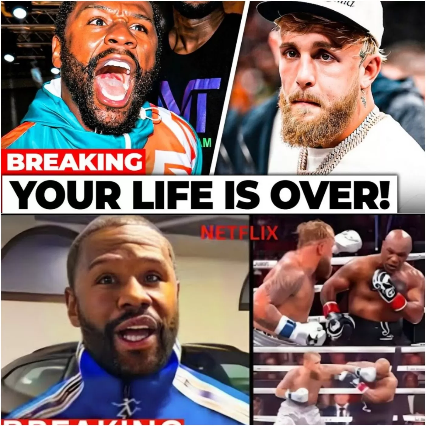 Breaking News: Floyd Mayweather Warns Jake Paul Not To Rematch With Mike Tyson! 1 Breaking News: Floyd Mayweather Warns Jake Paul Not To Rematch With Mike Tyson!