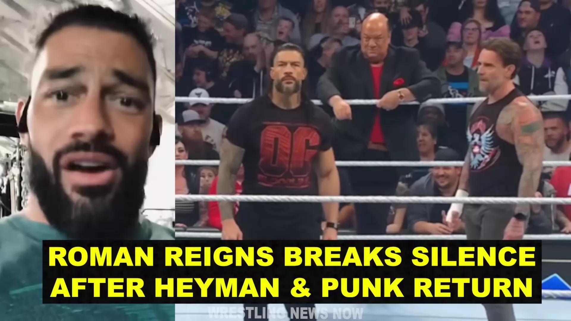 Roman Reigns Breaks Silence After Cm Punk Joins Og Bloodline On Wwe Smackdown As Paul Heyman Returns 4 Roman Reigns Breaks Silence After Cm Punk Joins Og Bloodline On Wwe Smackdown As Paul Heyman Returns