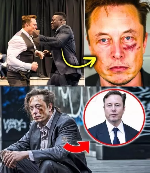 Shocking News: A Black Man Pushed Elon Musk Down At A Scientific Meeting Simply For Saying This – Hmai 1 Shocking News: A Black Man Pushed Elon Musk Down At A Scientific Meeting Simply For Saying This – Hmai