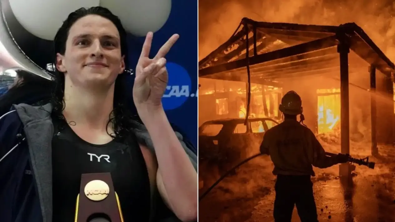 Lia Thomas’ Easy-Earned Trophies, Awards, and House Destroyed in California Wildfire 1 Lia Thomas’ Easy-Earned Trophies, Awards, and House Destroyed in California Wildfire