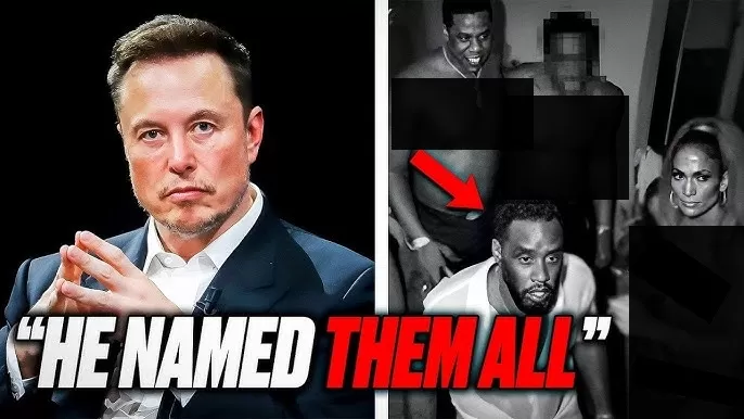 Last Night, Fans Around The World Were Shocked When Elon Musk Posted The Uncensored List And Photos Of All The Stars Involved With Diddy