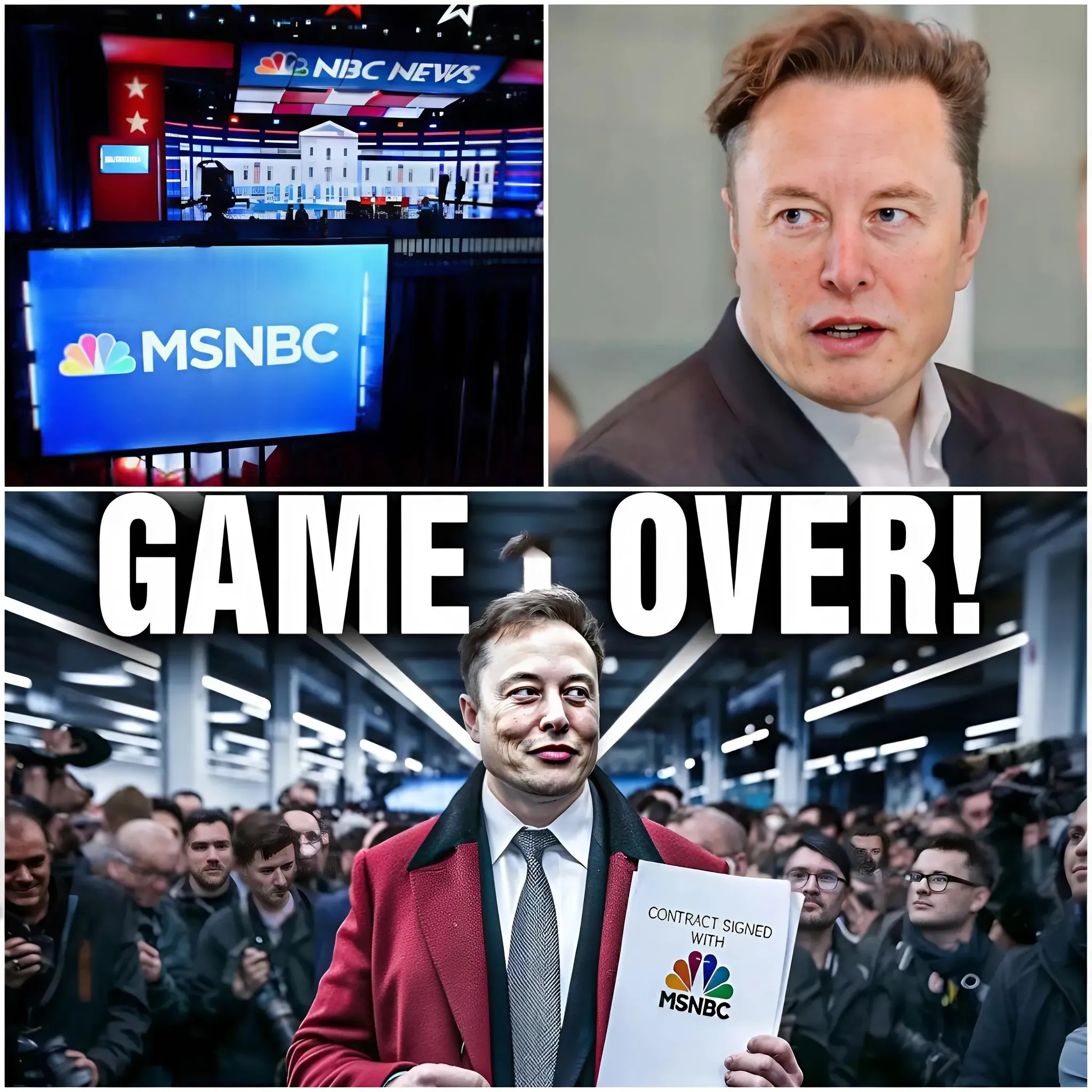 7 MINUTES AGO: Elon Musk announced that he has acquired MSNBC for $900 million to put an end to toxic programming.-baobao 1 7 MINUTES AGO: Elon Musk announced that he has acquired MSNBC for $900 million to put an end to toxic programming.-baobao