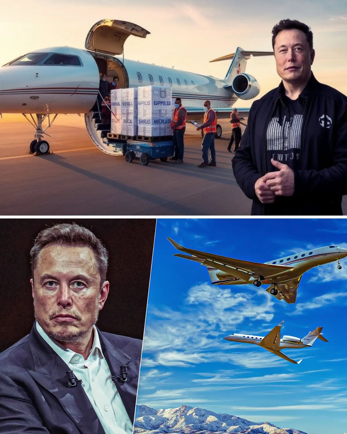The Time Elon Musk Used His Private Jet to Deliver Medical Supplies 3 The Time Elon Musk Used His Private Jet to Deliver Medical Supplies