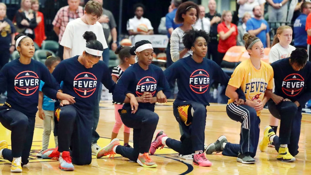 BREAKING NEWS: Two WNBA Players Were Immediately Disqualified For Kneeling During The Flag Ceremony 1 BREAKING NEWS: Two WNBA Players Were Immediately Disqualified For Kneeling During The Flag Ceremony