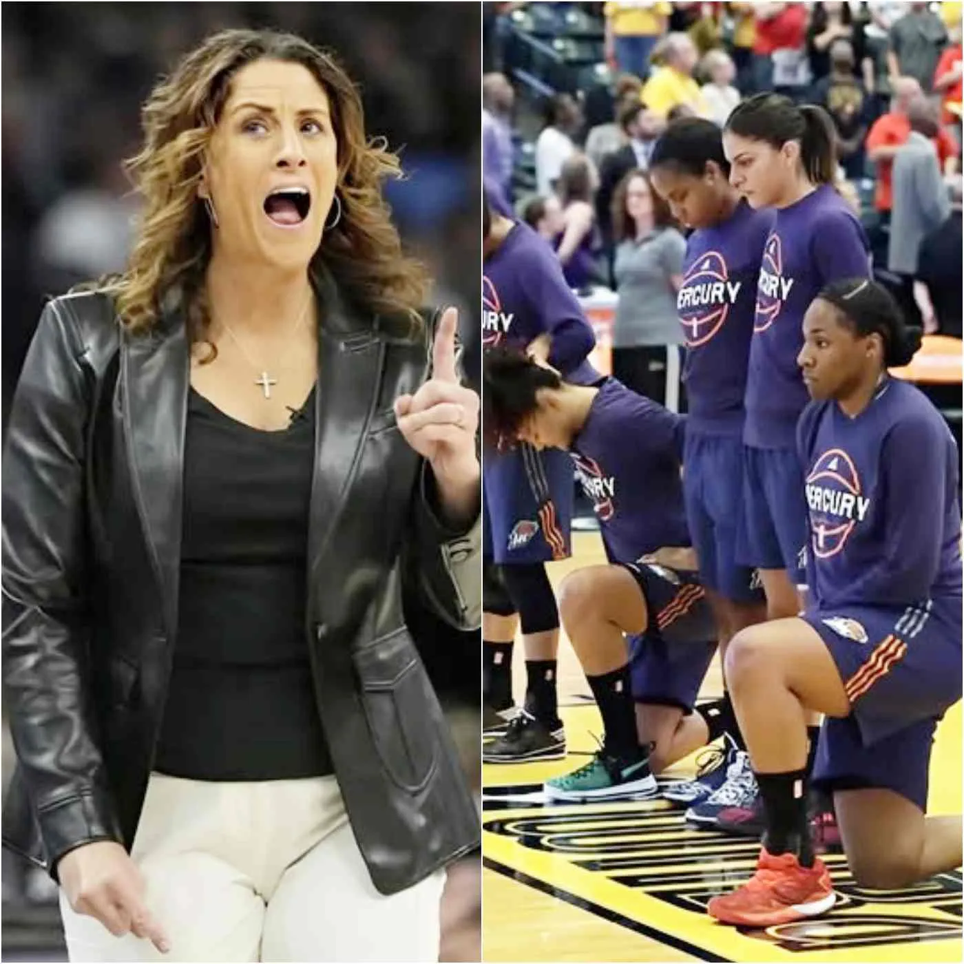 BREAKING NEWS: Two WNBA Players Were Immediately Disqualified For Kneeling During The Flag Ceremony 3 BREAKING NEWS: Two WNBA Players Were Immediately Disqualified For Kneeling During The Flag Ceremony
