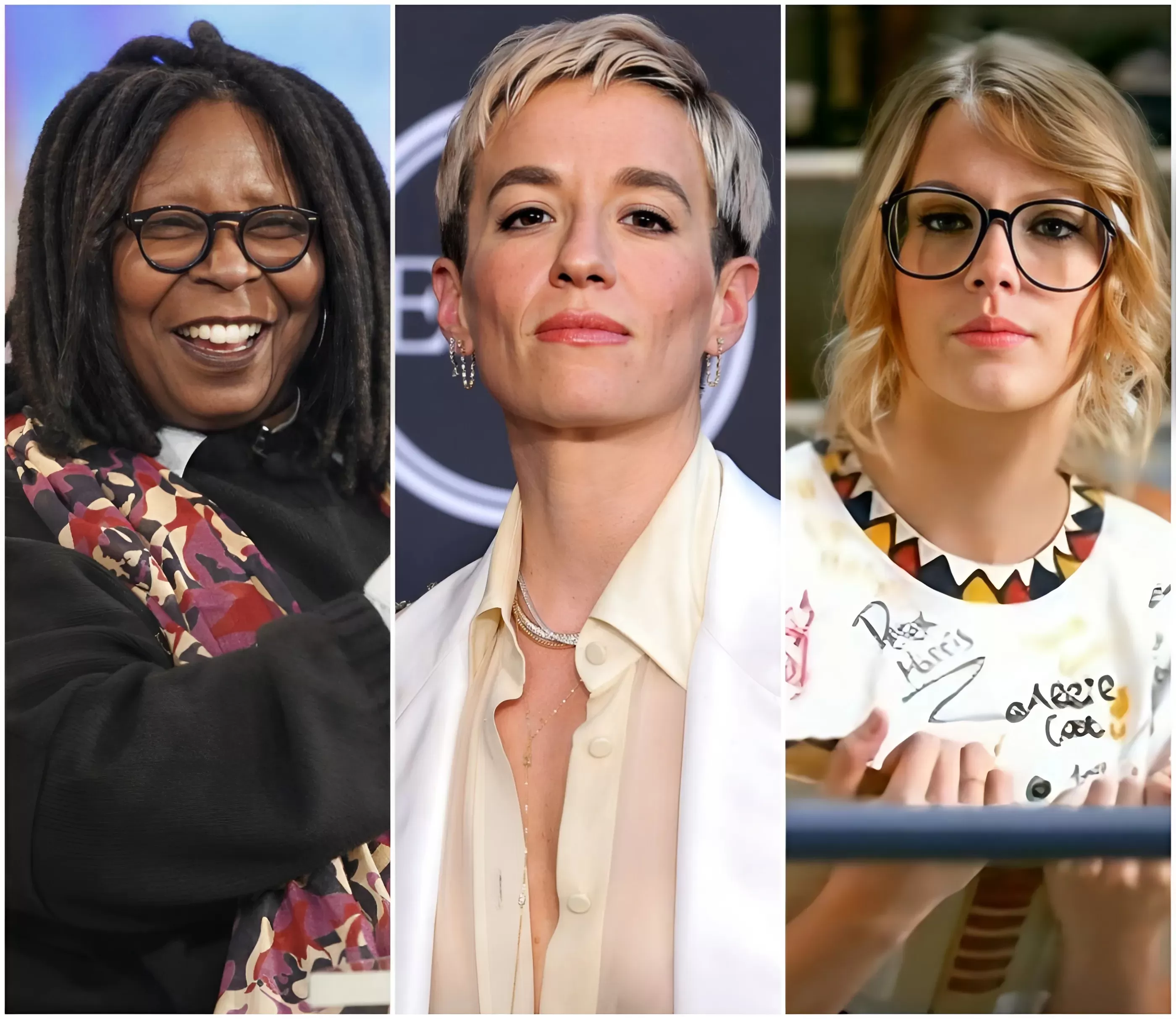 SORTIE CHOQUANTE : Whoopi Goldberg, Megan Rapinoe et Taylor Swift annoncent leur décision de quitter les États-Unis !