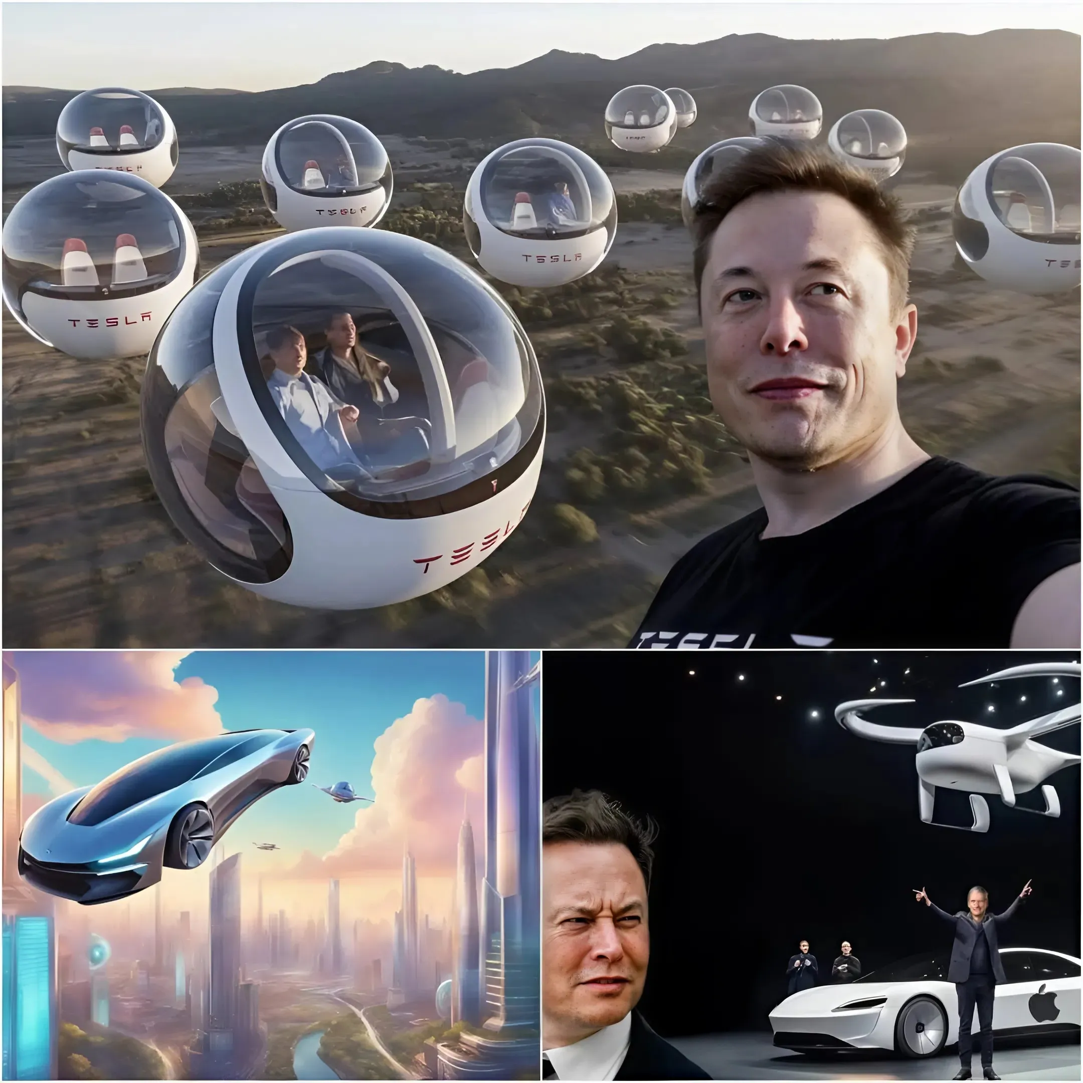 ACTUALITÉS CHAUDES ! Elon Musk dévoile le tout premier prototype volant de Tesla : une avancée révolutionnaire qui étonne le monde entier.