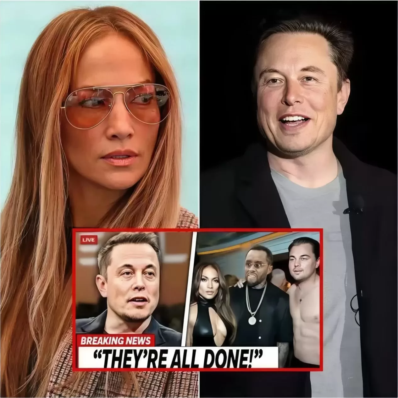 Il Y A 5 Minutes : Le Monde A Été Choqué Lorsqu’Elon Musk A Publié Une Liste Non Censurée Et Des Photos De Célébrités Associées À Diddy