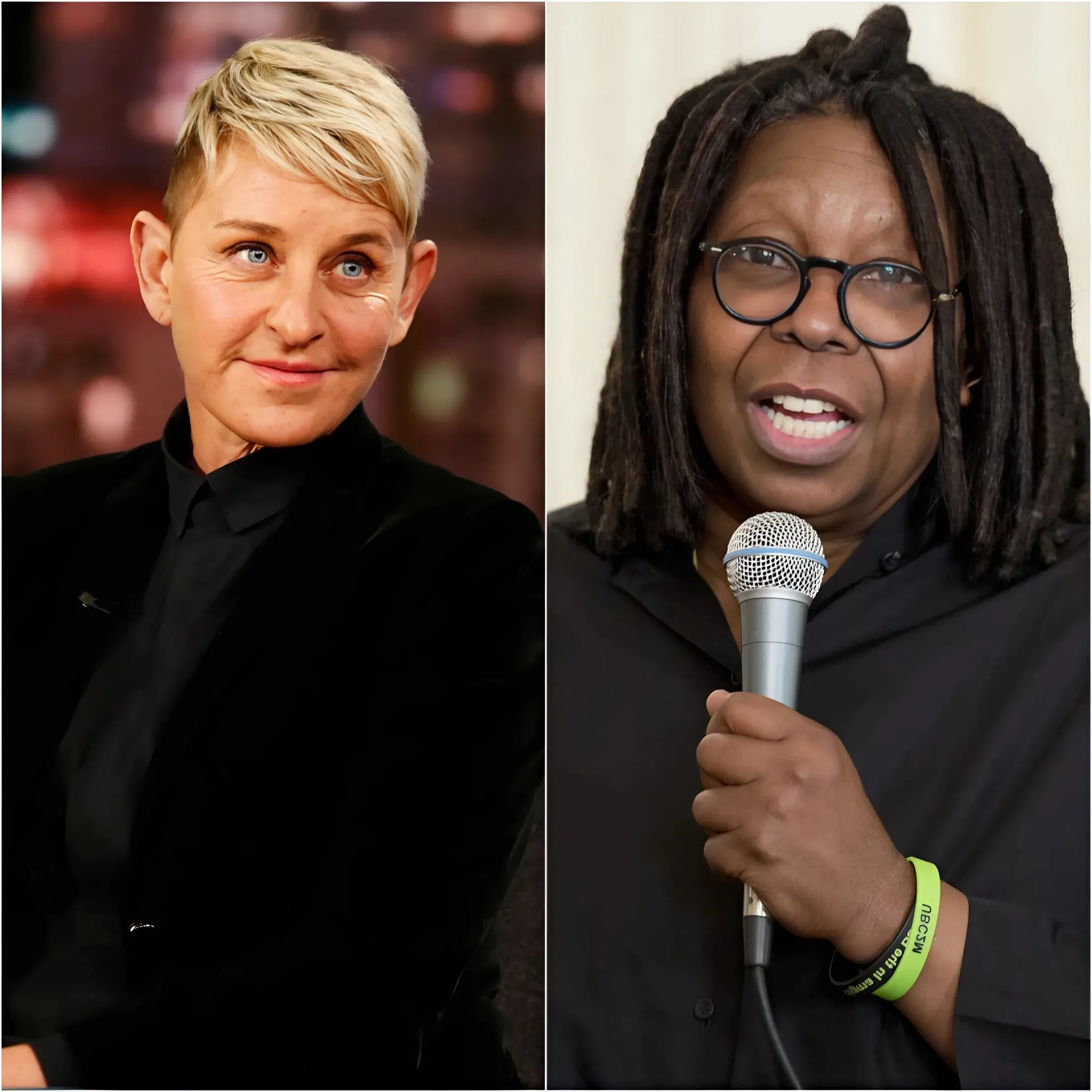 HOT NEWS! Ellen DeGeneres and Whoopi Goldberg Leave the U.S. for England: "No Respect Here." 1 HOT NEWS! Ellen DeGeneres and Whoopi Goldberg Leave the U.S. for England: "No Respect Here."
