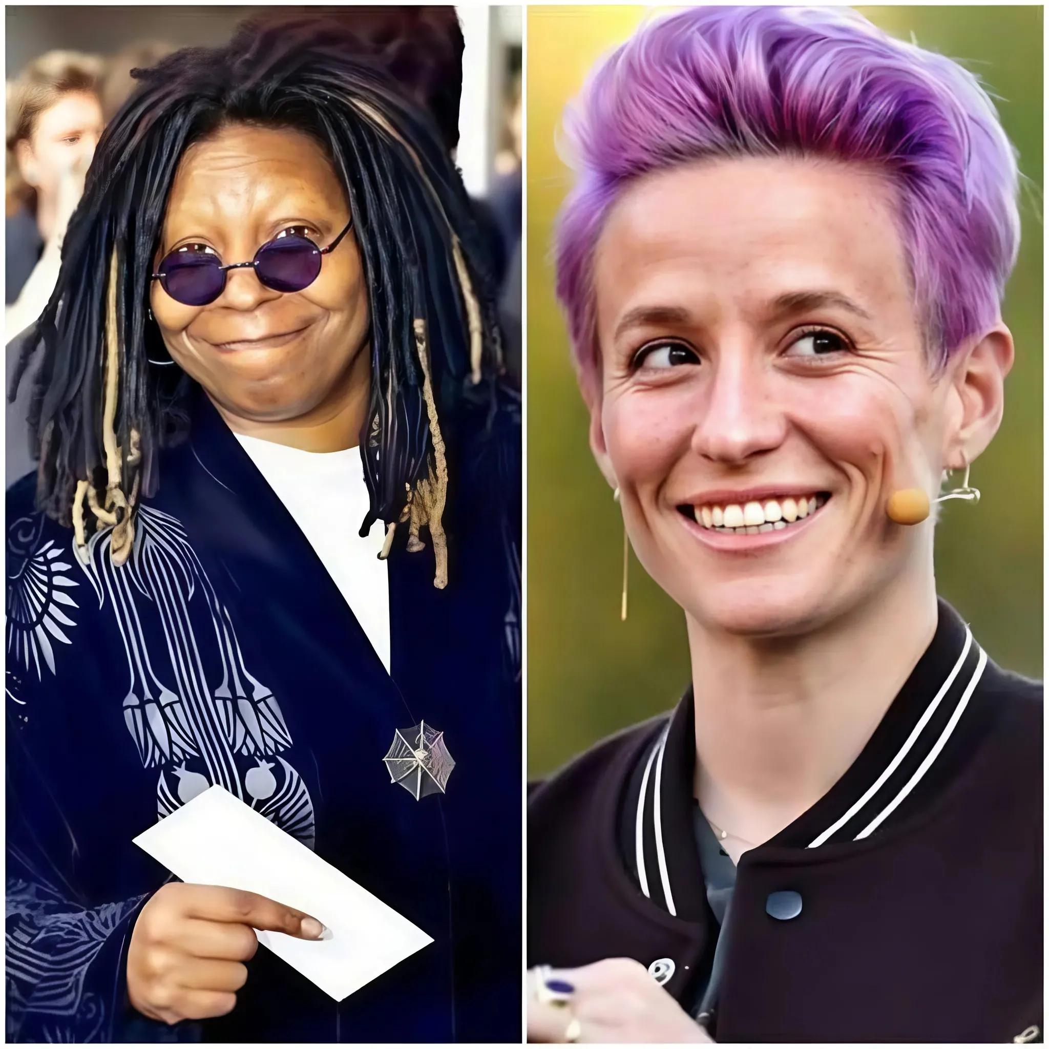 "THEY DON'T RESPECT US HERE": Whoopi Goldberg Announces That She and Megan Rapinoe Are Leaving the United States 1 "THEY DON'T RESPECT US HERE": Whoopi Goldberg Announces That She and Megan Rapinoe Are Leaving the United States