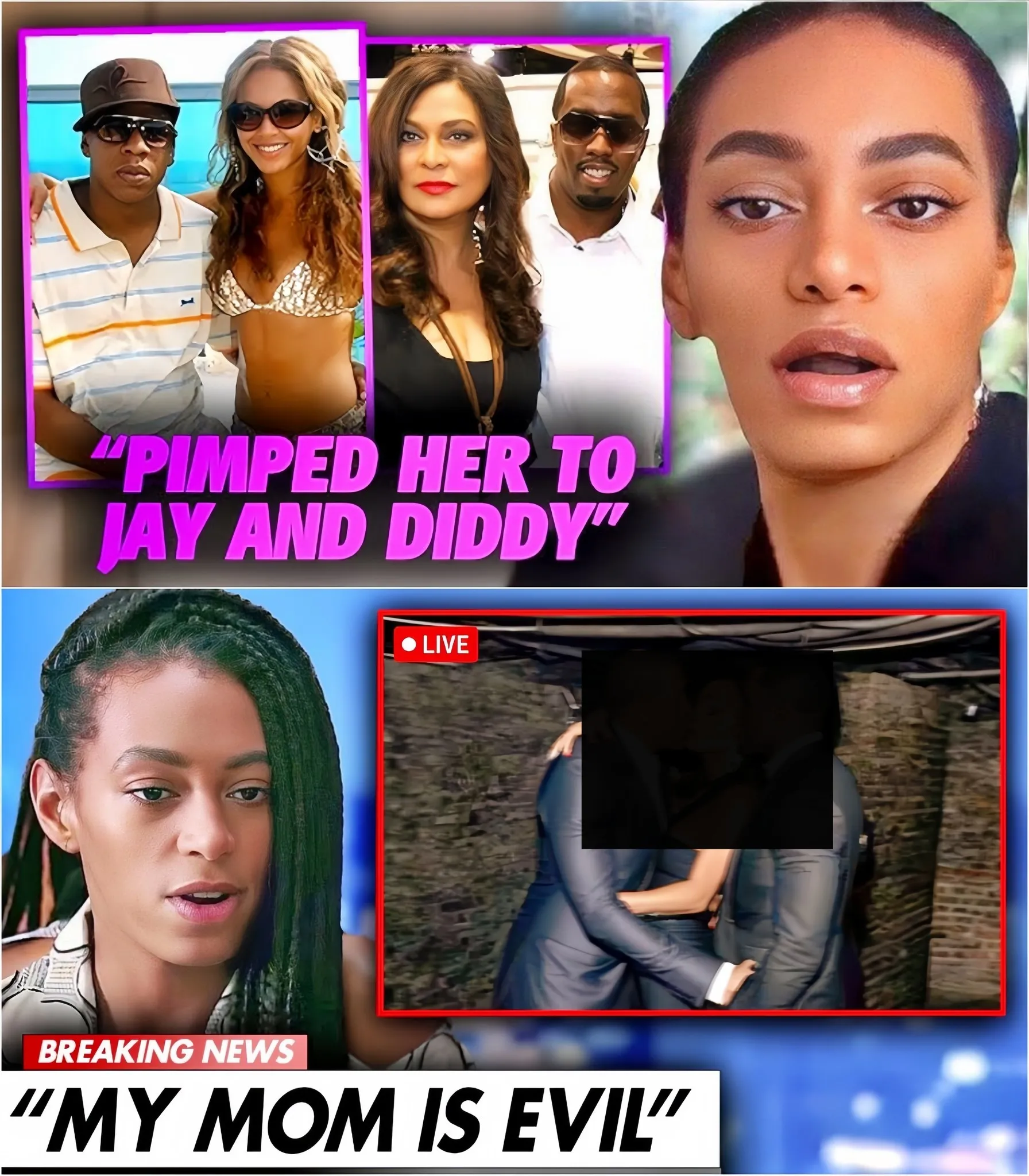 "BREAKING: Solange Reveals That Tina Knowles Silenced Her for Speaking Out Against Jay-Z and Diddy" 1 "BREAKING: Solange Reveals That Tina Knowles Silenced Her for Speaking Out Against Jay-Z and Diddy"